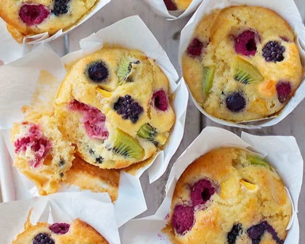 Ricette : Muffin proteici alla frutta